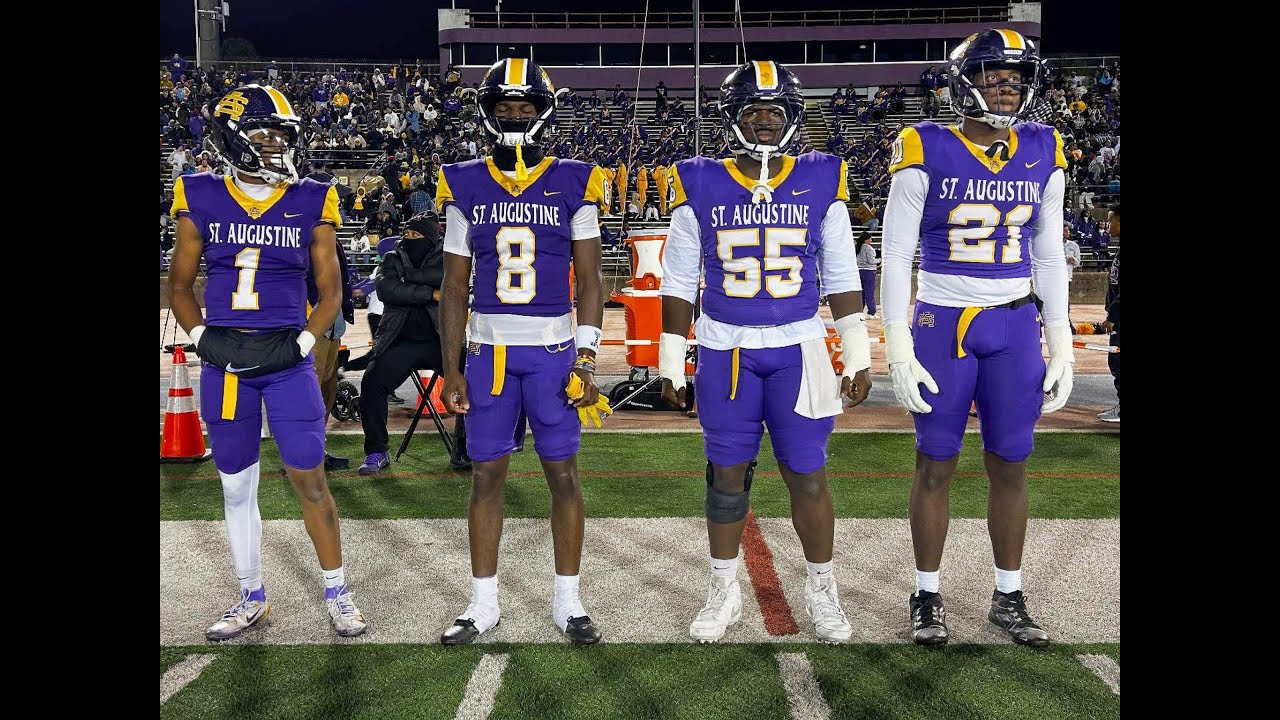 St Aug Vs Rummel 2025| Rnd 3 Catholic League Rematch| PURPLE KNIGHTS    DOMINATE RAIDERS‼️🏈