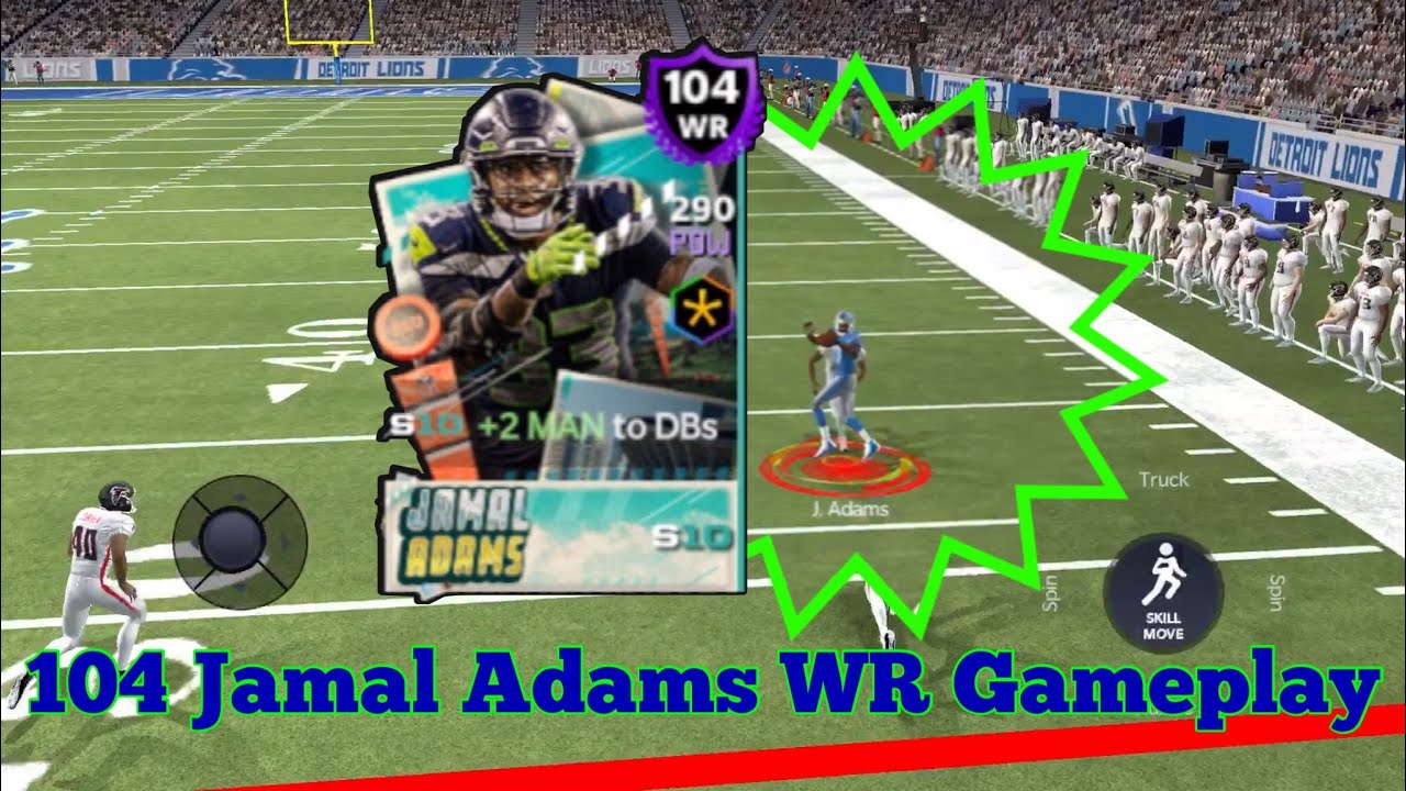 104 OOP Jamal Adams WR Gameplay | Madden Mobile 21 Draft Champions