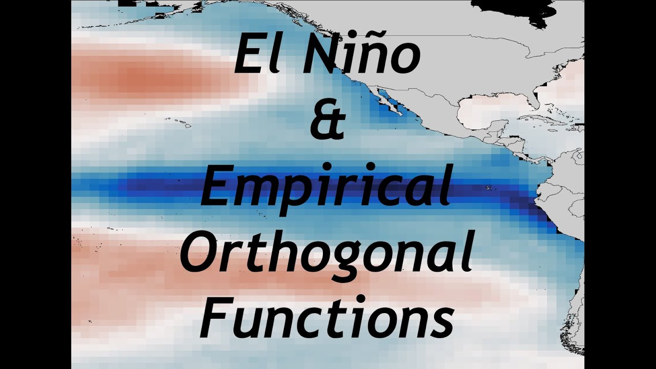 The Climate Data Toolbox for MATLAB - El Niño and Empirical Orthogonal Functions