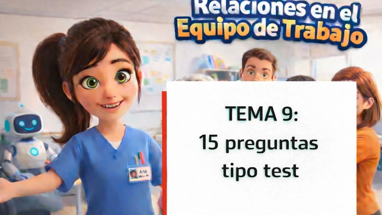 15 preguntas tipo test de TEMA 9 de RET #tcae #pruebaslibres #preguntastipotest #examen #clases