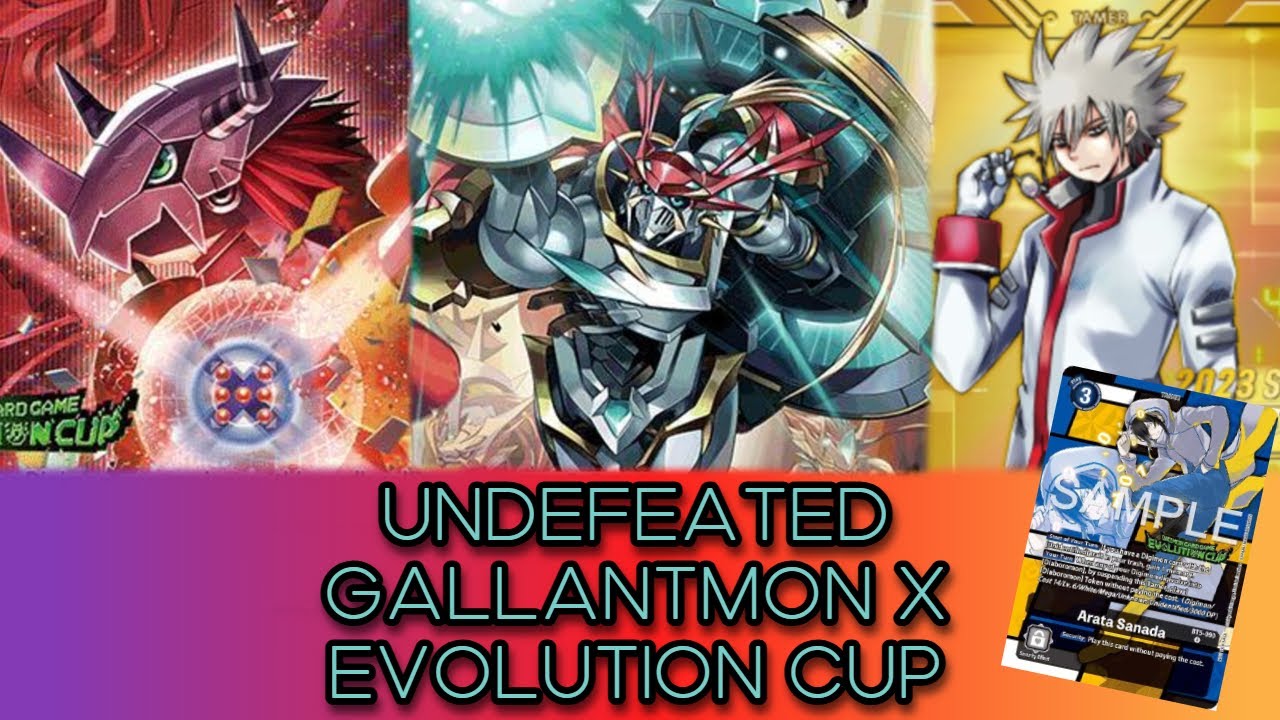 1st Place Evolution Cup Gallantmon X Deck Profile BT-22/EX10 Post Ban List