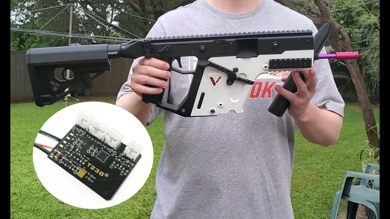 T238 DTU Mosfet into Upgraded Vector Gel Blaster - Overview & Test fire