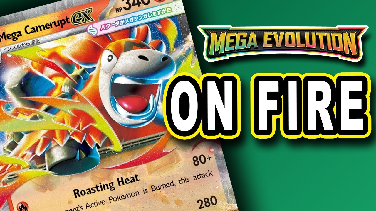 🌋EL DECK de MEGA CAMERUPT EX está ON FIRE 🔥 Combate de Cartas Pokémon TCG en Español