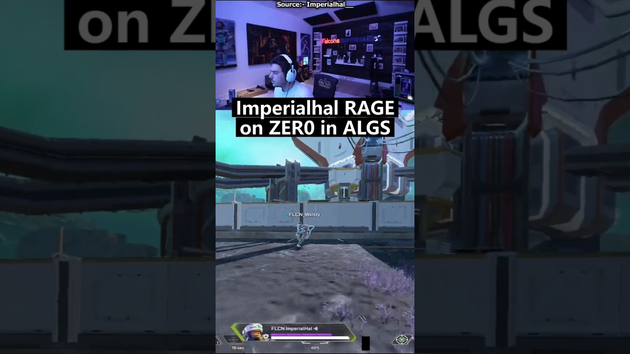 Imperialhal RAGE на Zer0 в ALGS #apexlegends #shorts