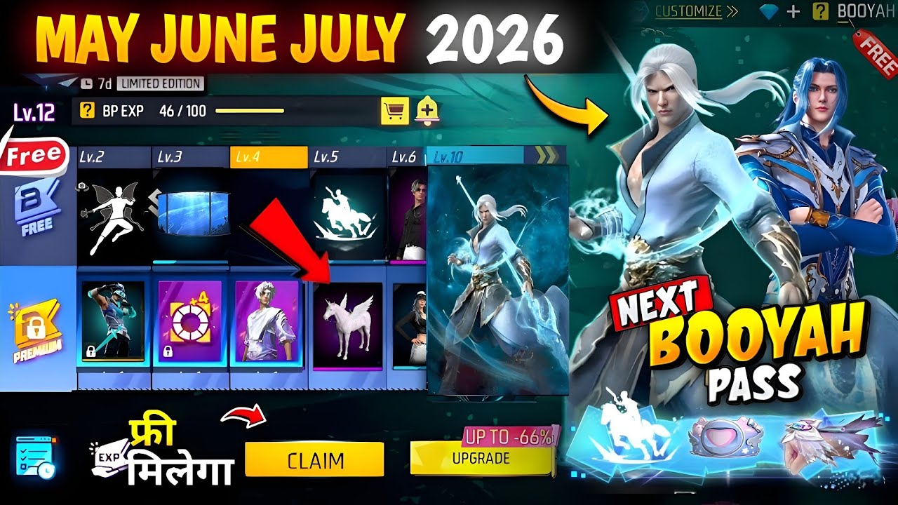 APRIL 2026 Booyah Pass Full Review💥🤯| May, June, July Booyah Pass Free Fire| Next Month Booyah Pass