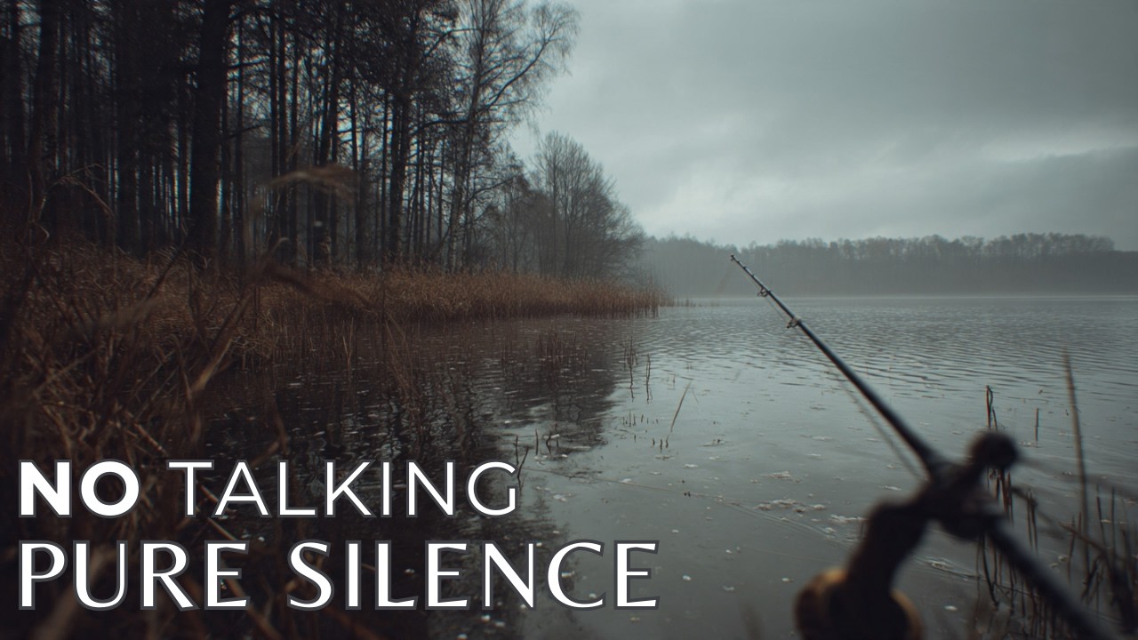 Just Calm – No Talking Fishing by the Lake