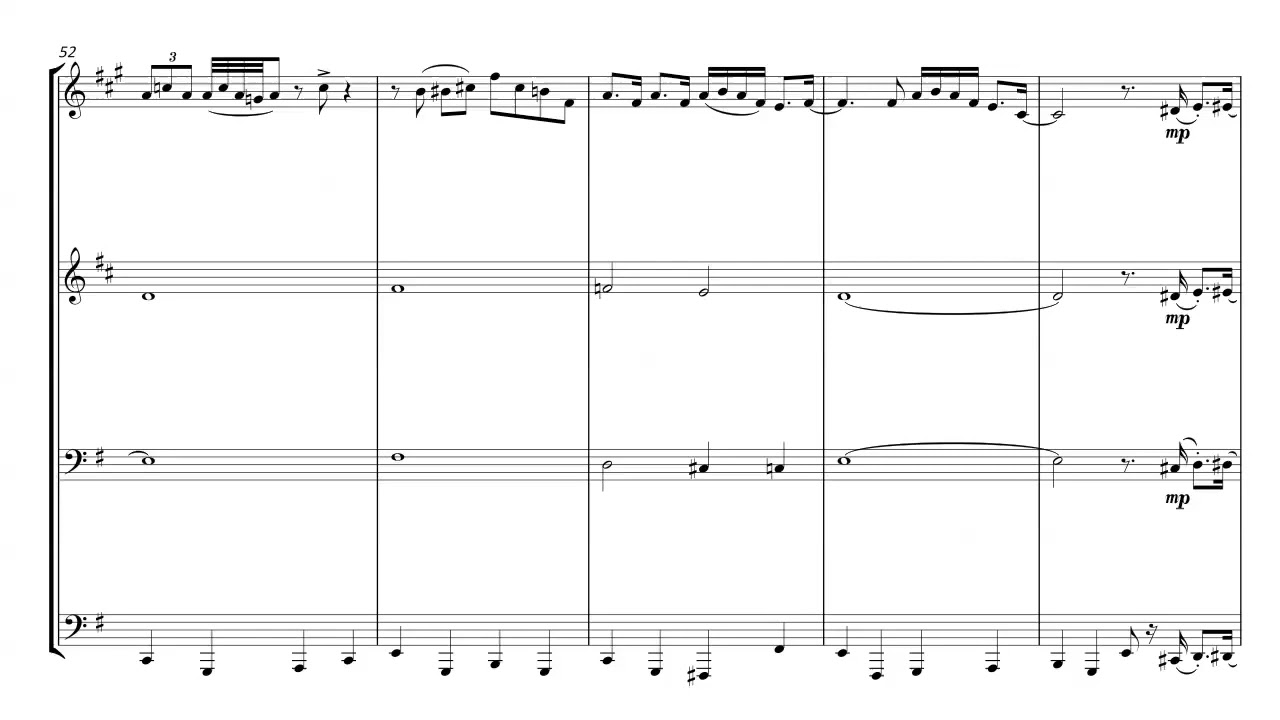 Henry Mancini - The Pink Panther (Theme) - arranged for Brass Quintet