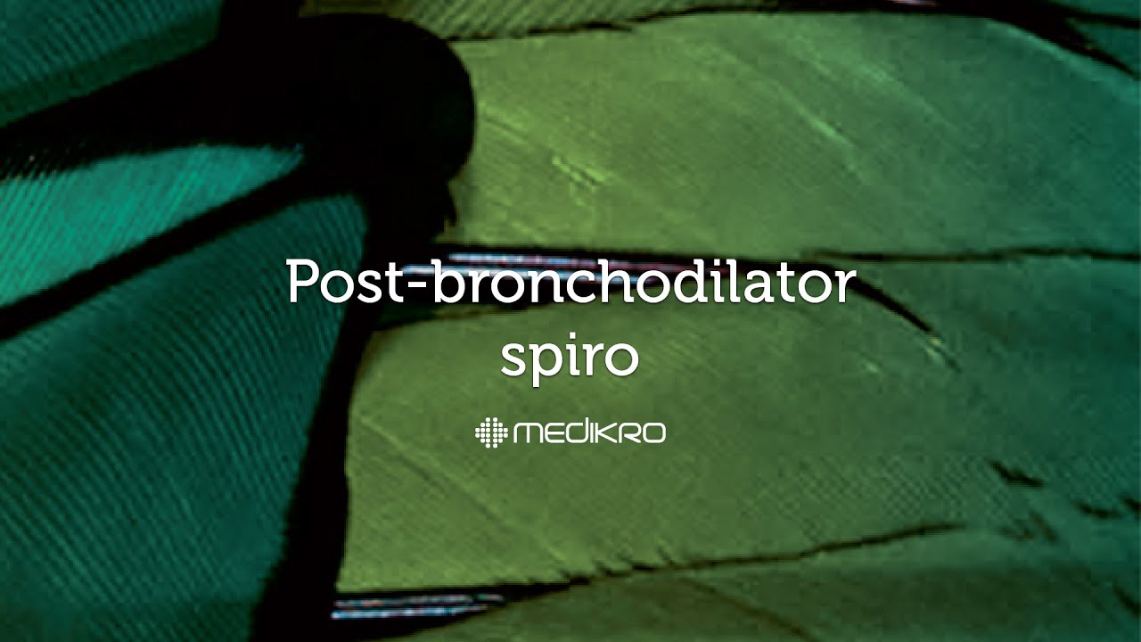 Post bronchodilator spiro - Medikro Software