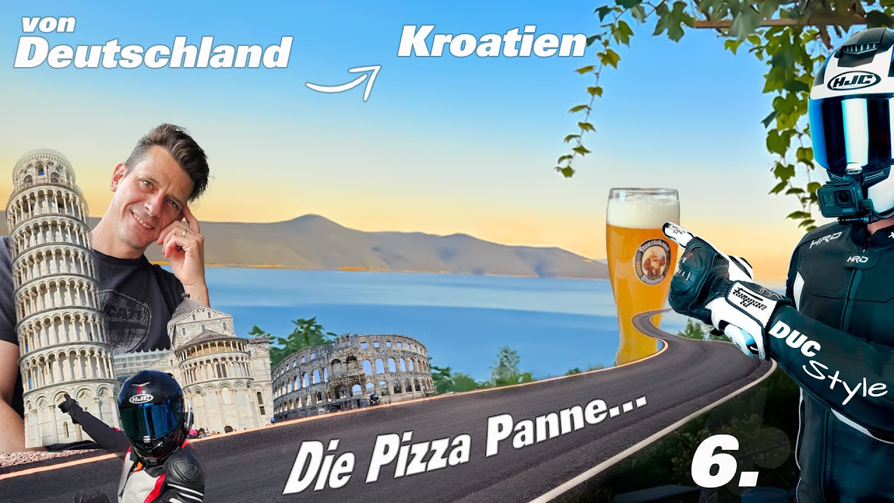 Motorradreise /  Ankunft Italien bei Meran/  Wenn die Pizza schlummert und der Inder rettet