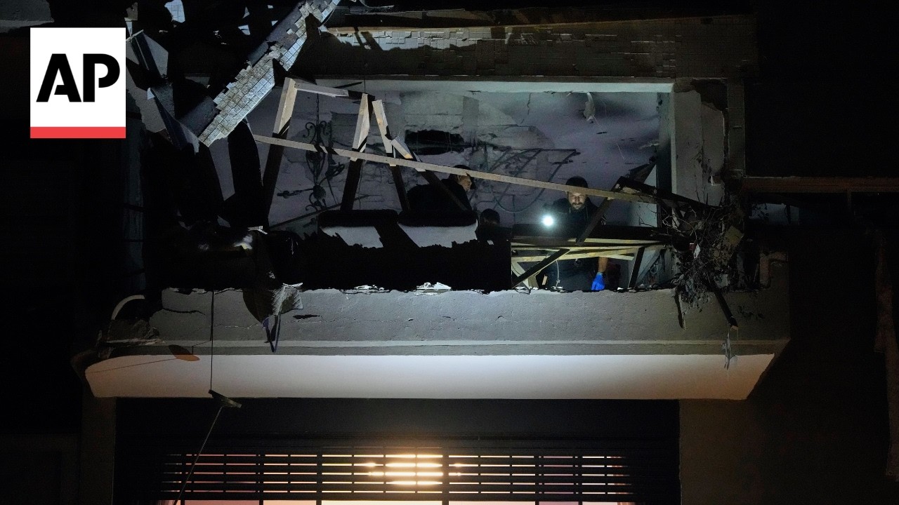 Witness recounts moments after Iran's strike on apartment in Israel