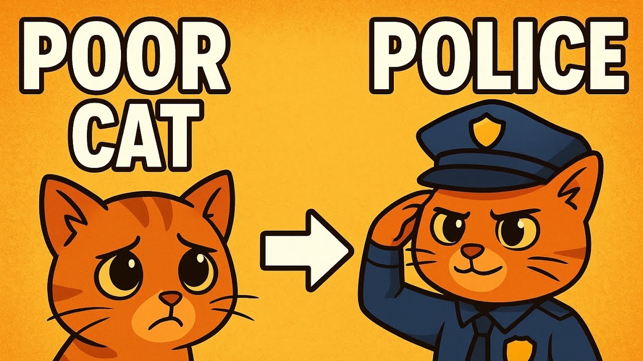 Poor Cat Becomes Police 😺 | Emotional & Inspirational Story | Minivero