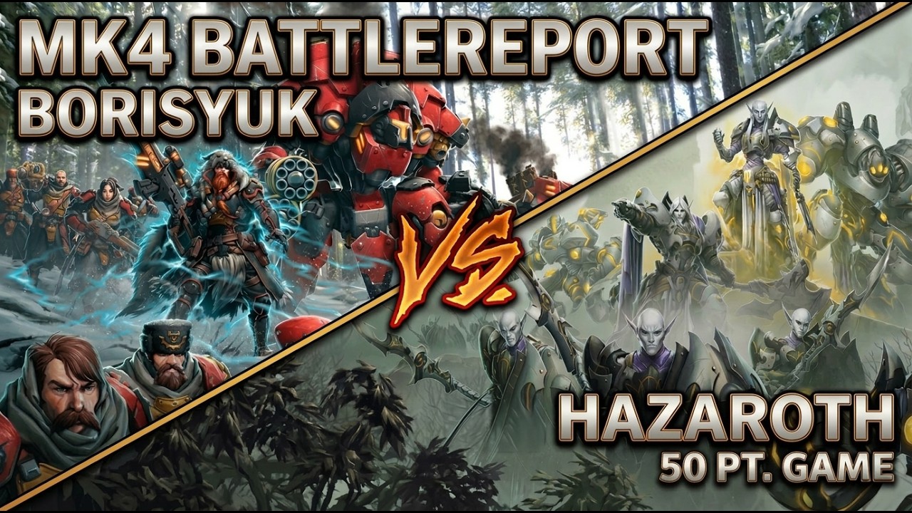 #Warmachine #MK4 #BattleReport | Winter Korps vs Dusk House Kallys