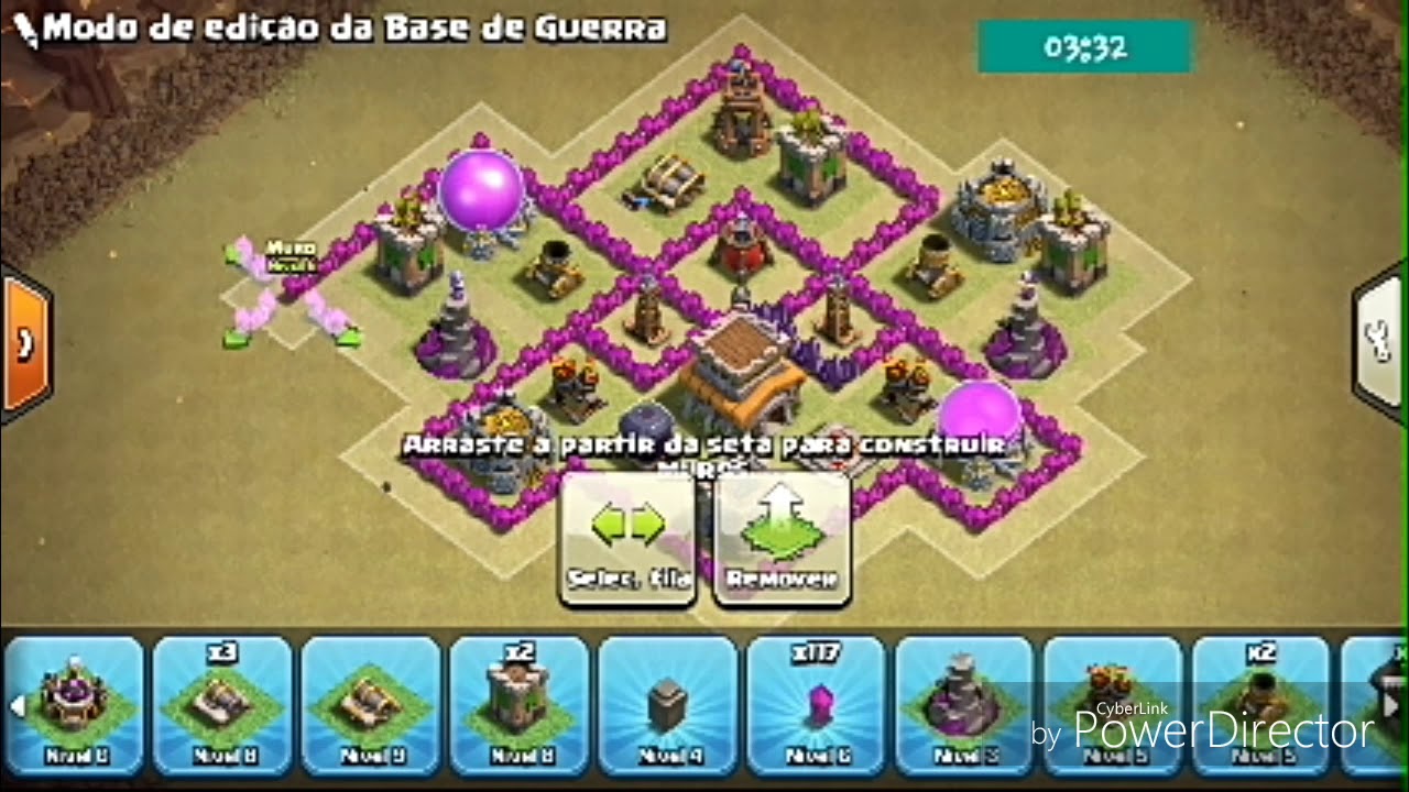 Melhor layout para cv8 push e defesa
