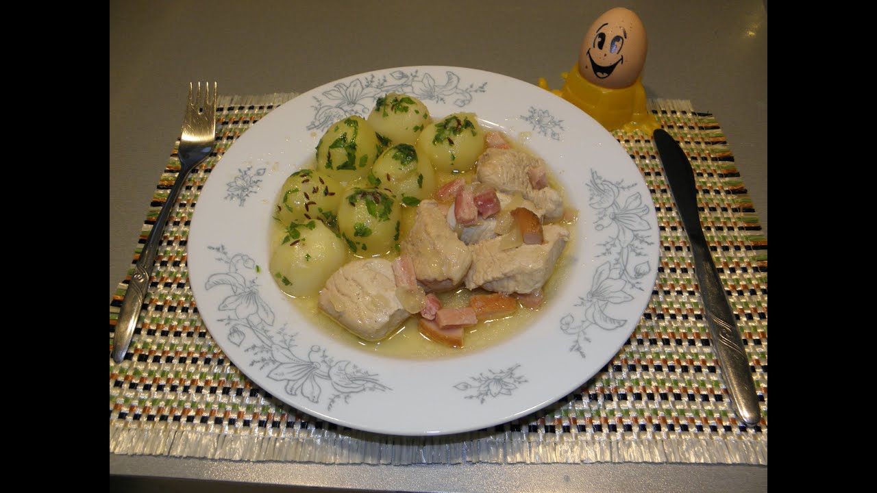 Morčacie mäso na slanine a cibuli
