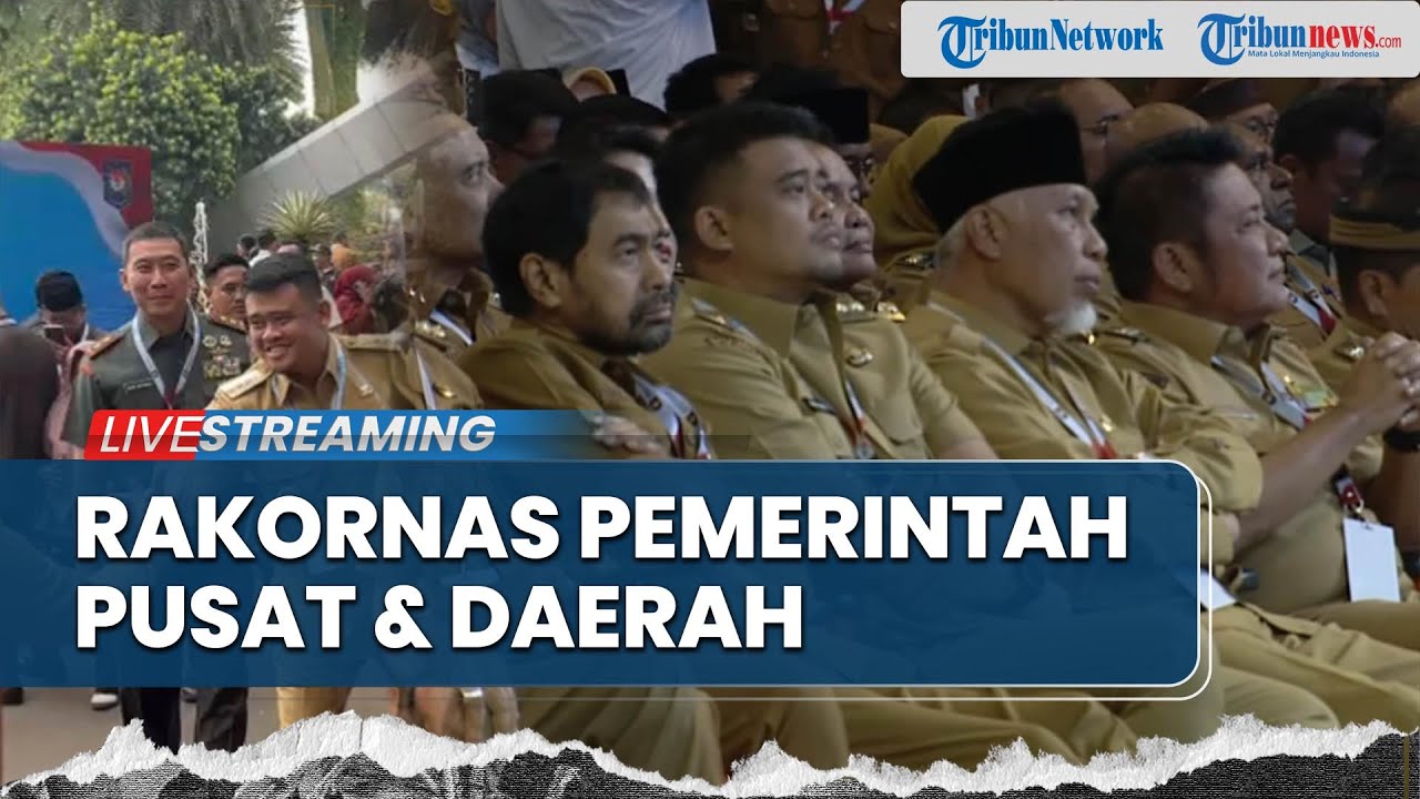 🔴BREAKING NEWS: Prabowo Berikan Arahan di Rakornas Pemerintah Pusat dan Daerah di Sentul