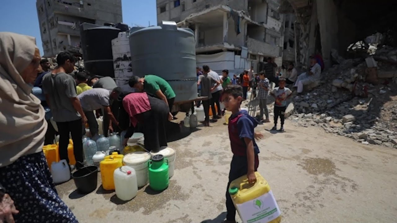Distribution d'eau filtrée Gaza - 1ère Campagne de Juillet 2025