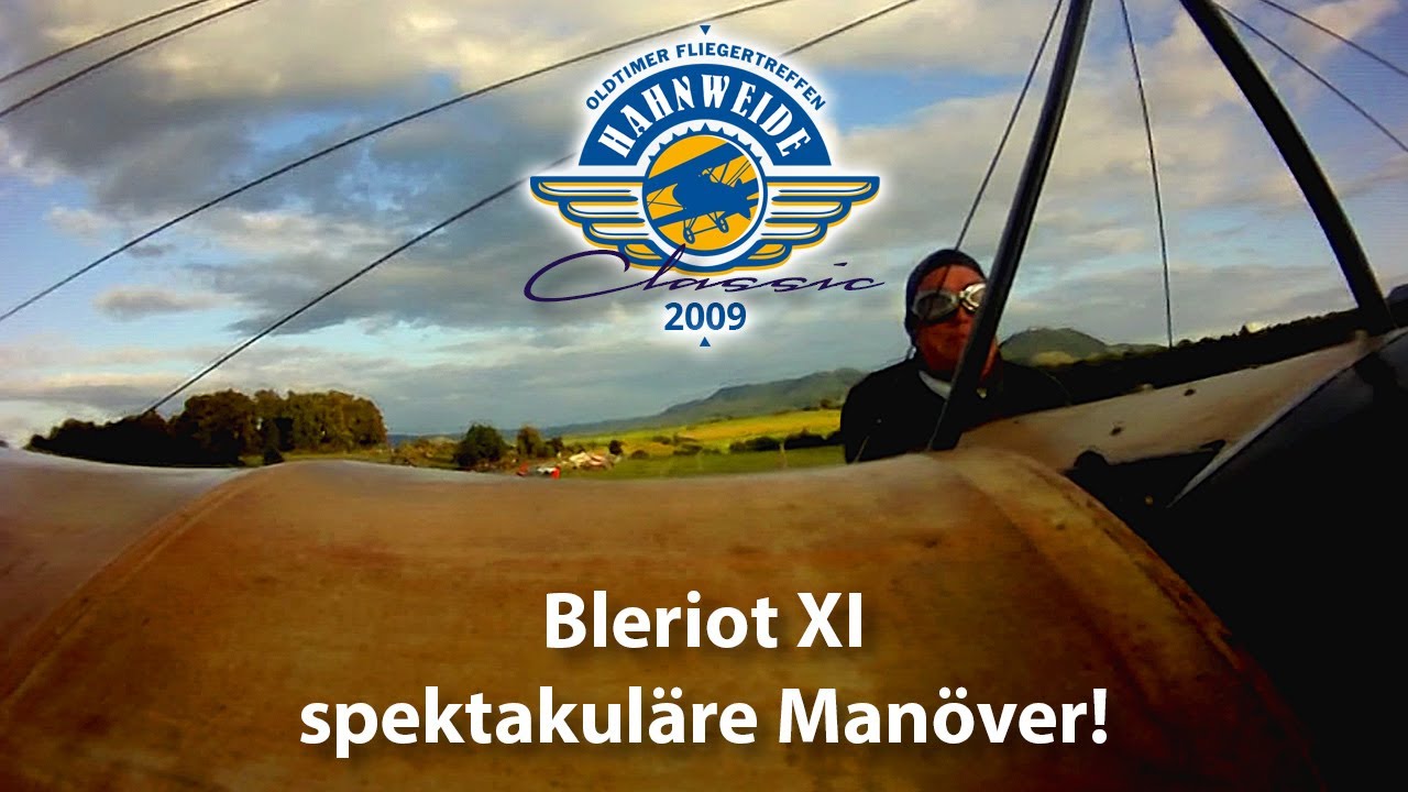 Bleriot XI mit Mikael Carlson auf der Hahnweide