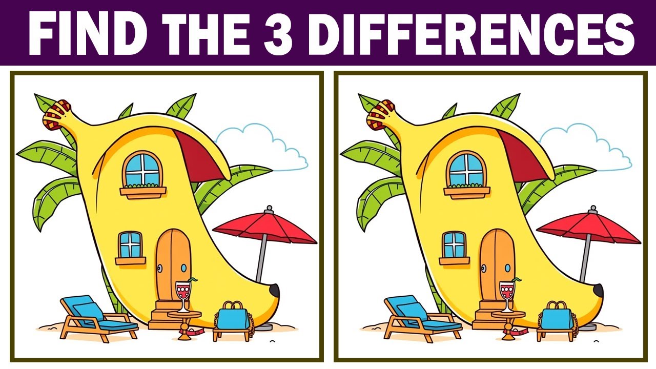 Find The Difference, find All Three Differences |Only Genius Find Puzzles | Puzzle Game Challenge#39