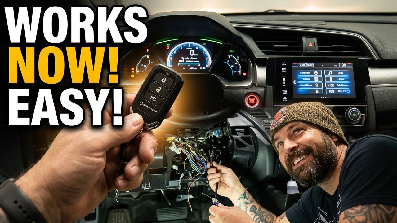 Tri County Kustomz — Как установить систему дистанционного запуска Honda Civic Idatastart