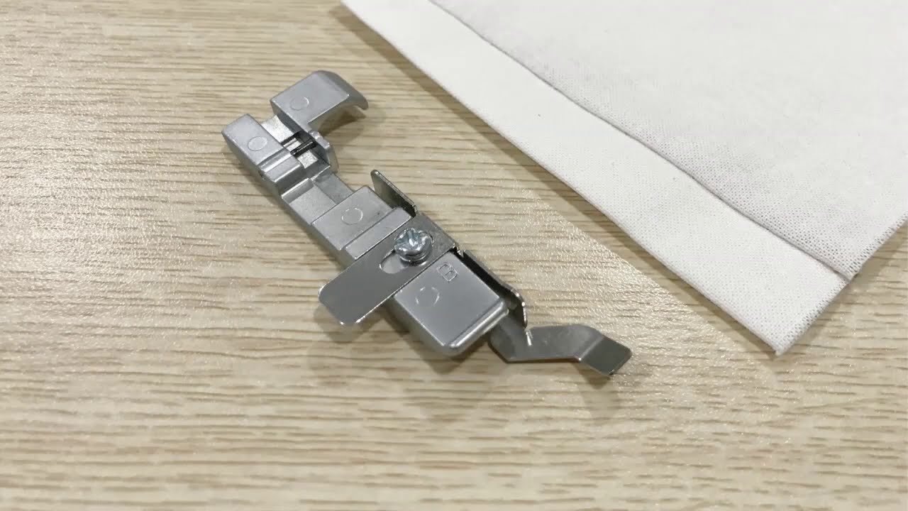 NECCHI Blind Hem Foot / Overlock Machine Presser Foot Tutorial