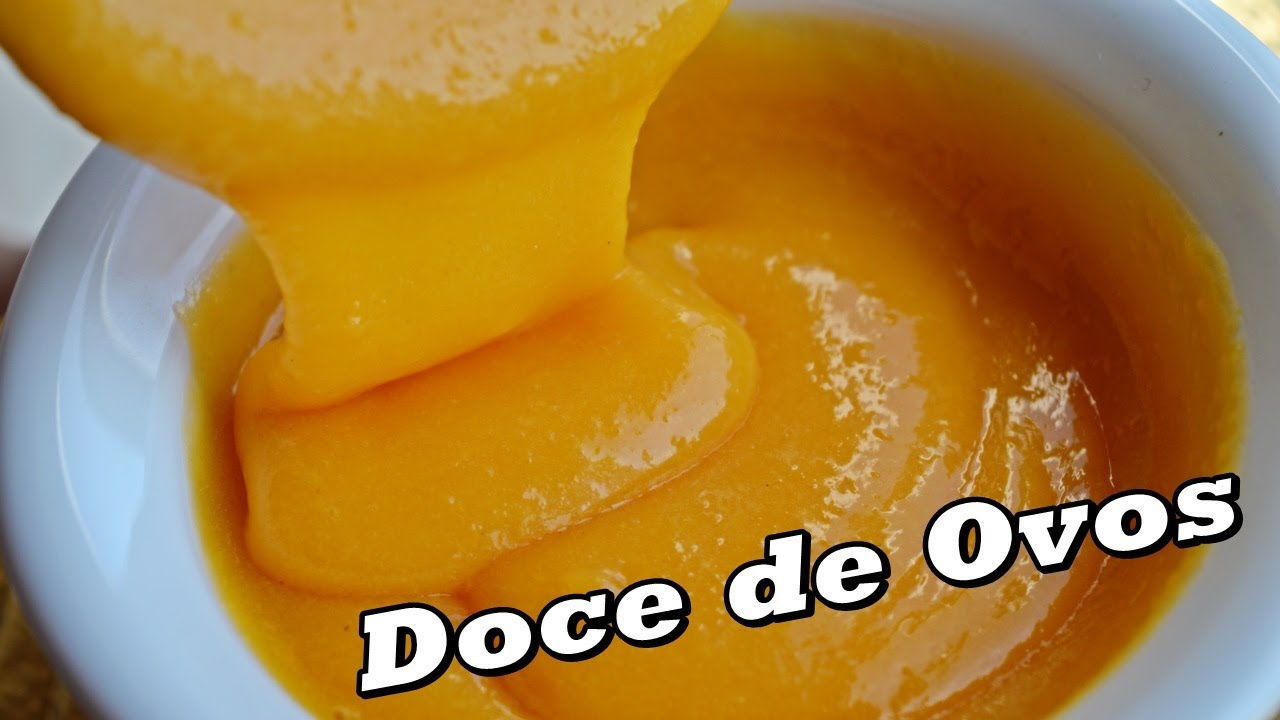 COMO FAZER DOCE DE OVOS - CREME DE OVOS CASEIRO