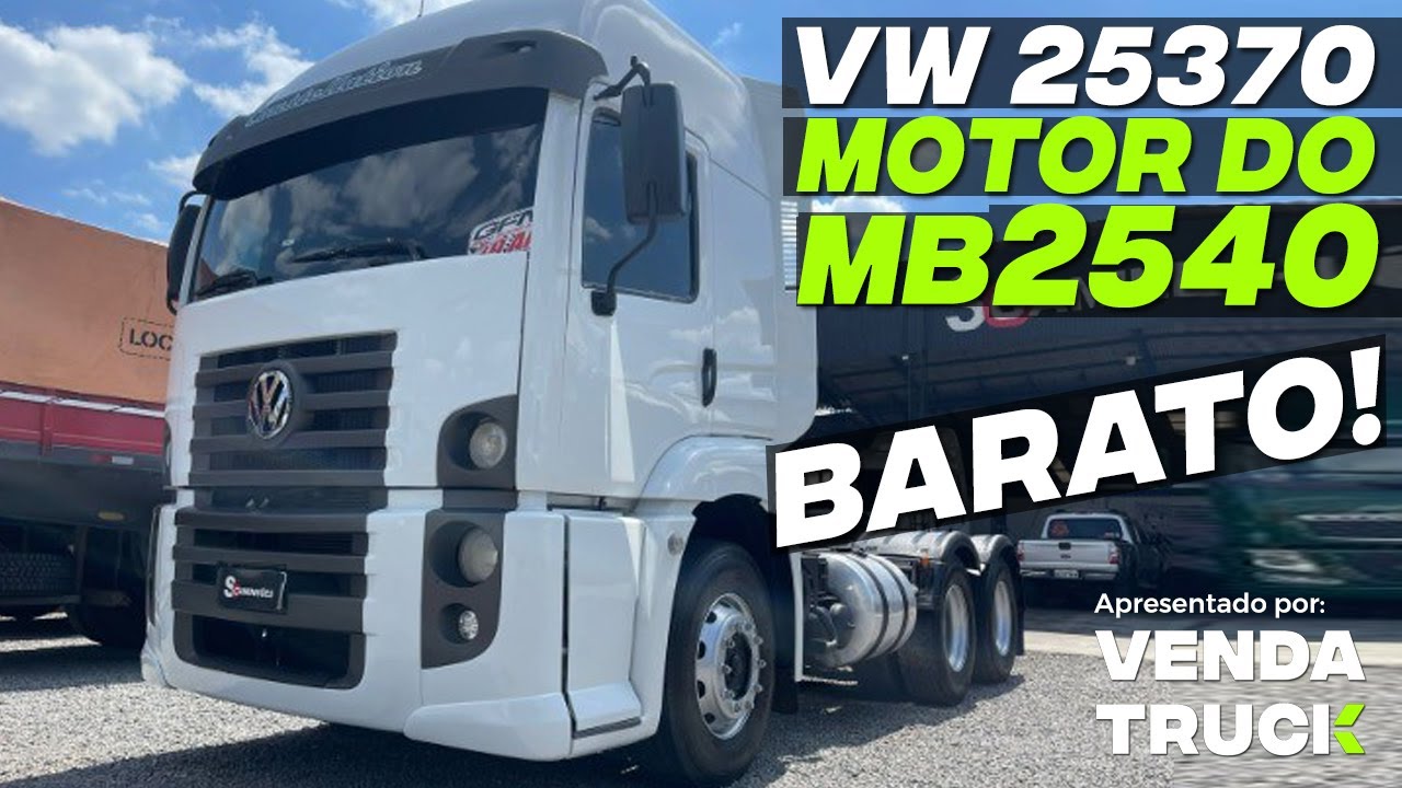TÁ BOM O PREÇO DESSE VW CONSTELLATION 25370 6X2 2010 JÁ COM MOTOR DO MERCEDES 2540 │ SÓ CAMINHÕES