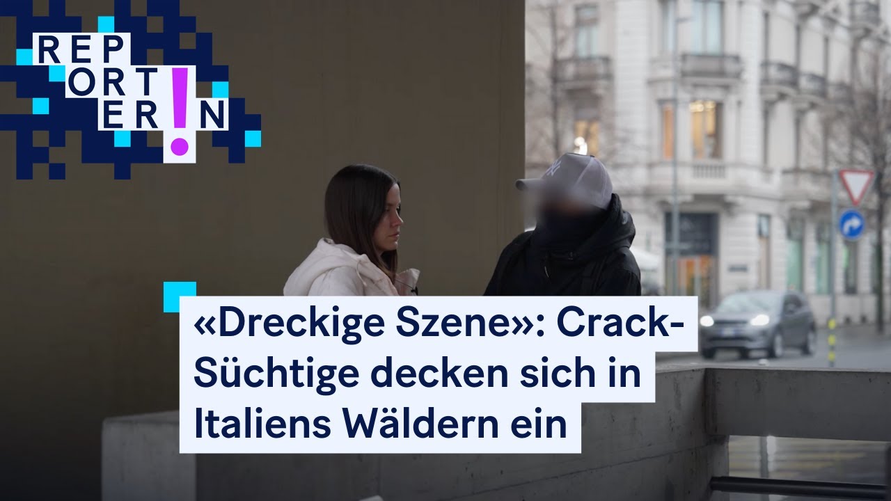«Dreckige Szene»: Crack-Süchtige decken sich in Italiens Wäldern ein