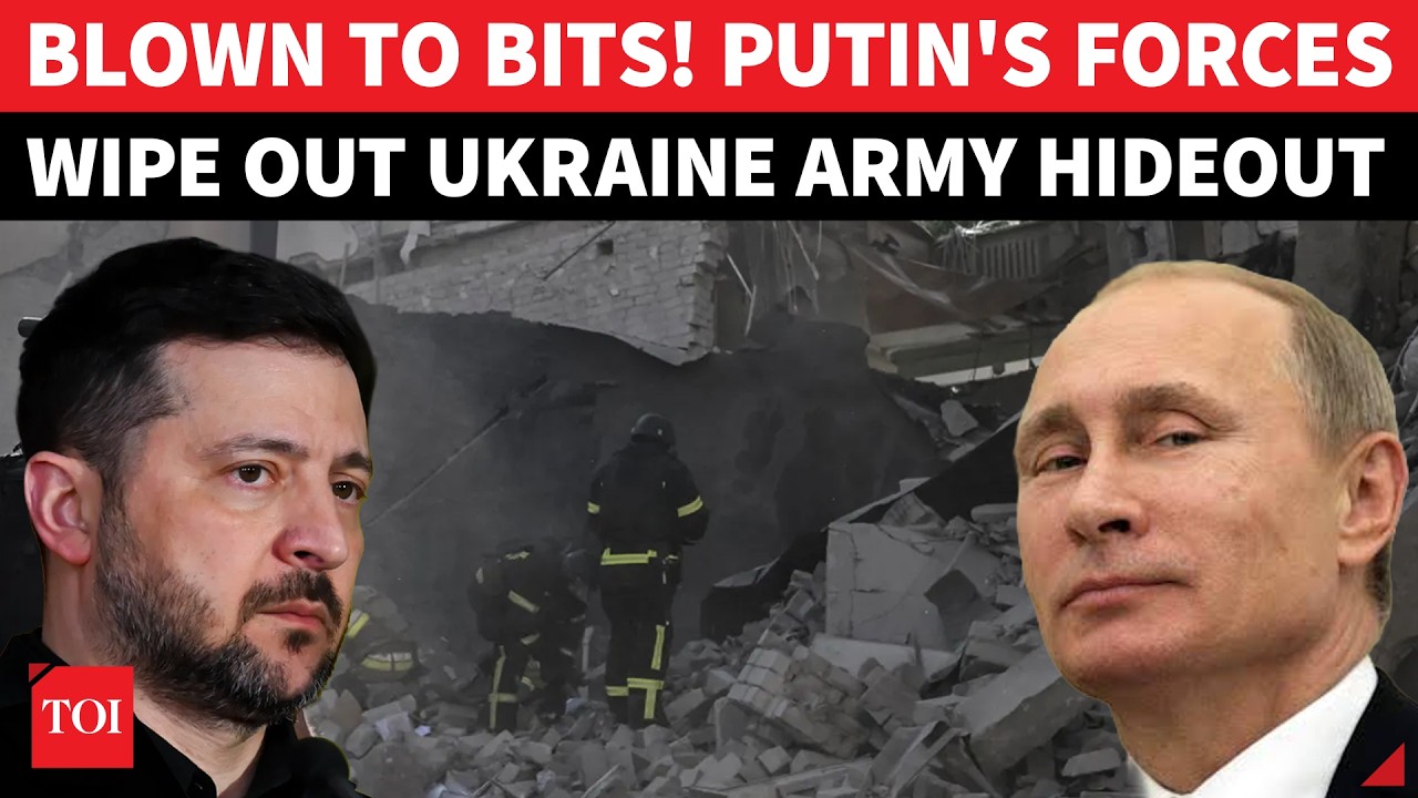 Russia&rsquo;s EXPLOSIVE Video Shows Ukraine Hideout Reduced To Rubble Moments After Soldier Entered