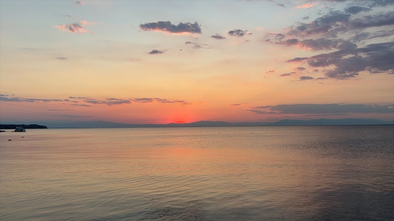On the beach of Neoi Epivates near Thessaloniki, Greece