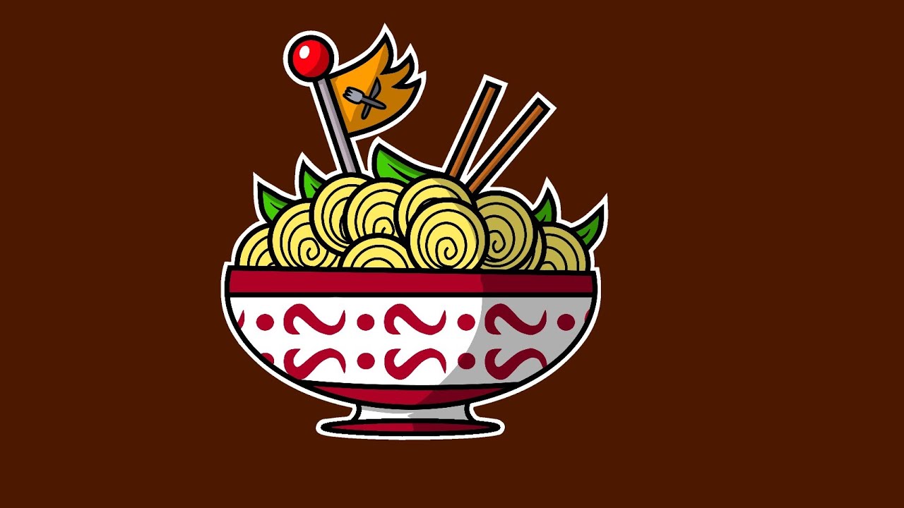 Drawing A Ramen (Paper Drawing To Vector) In Paint.Net !