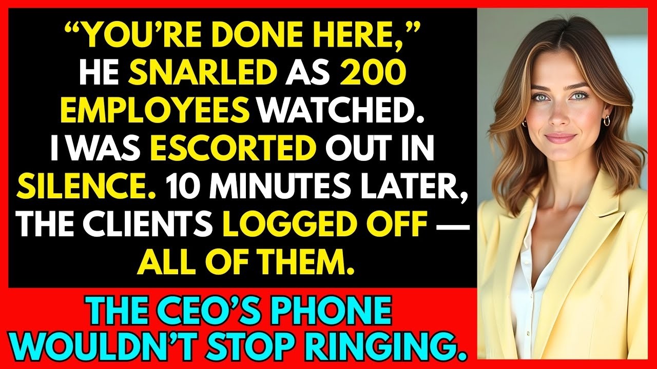 CEO’s Son Humiliated Me Publicly — He Didn’t Need Me, But the Clients Did.