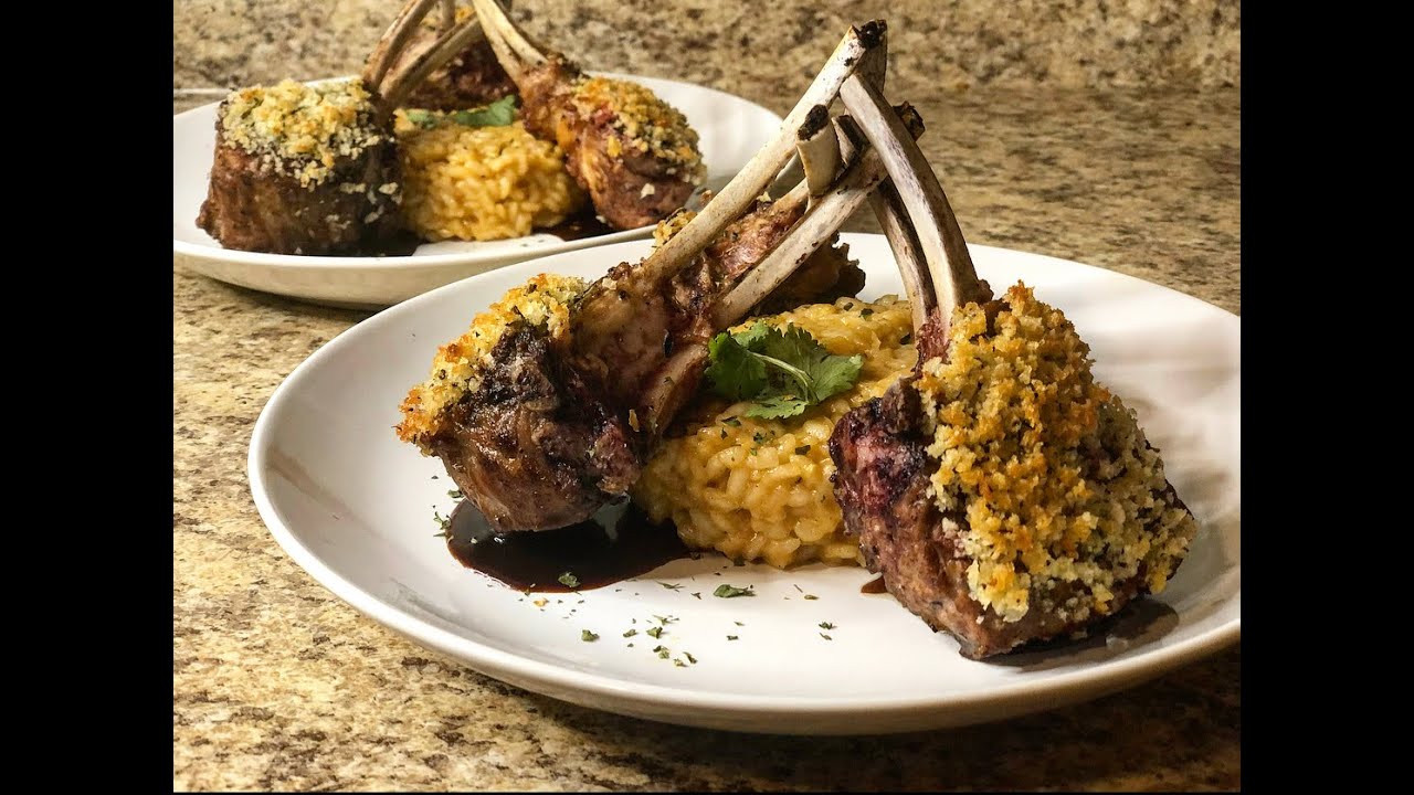 Rack of Lamb | Creamy Garlic Risotto | Valentine’s Day | Dinner for Two
