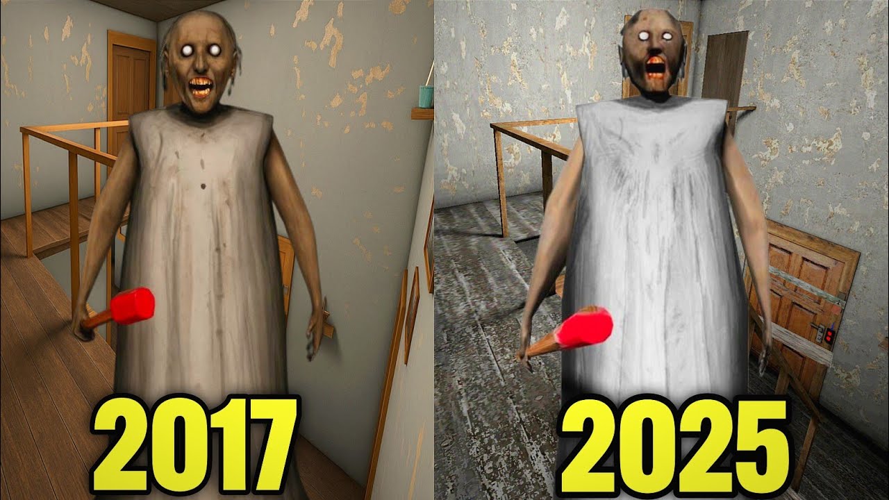 Oldest granny Vs newest granny version | full gameplay