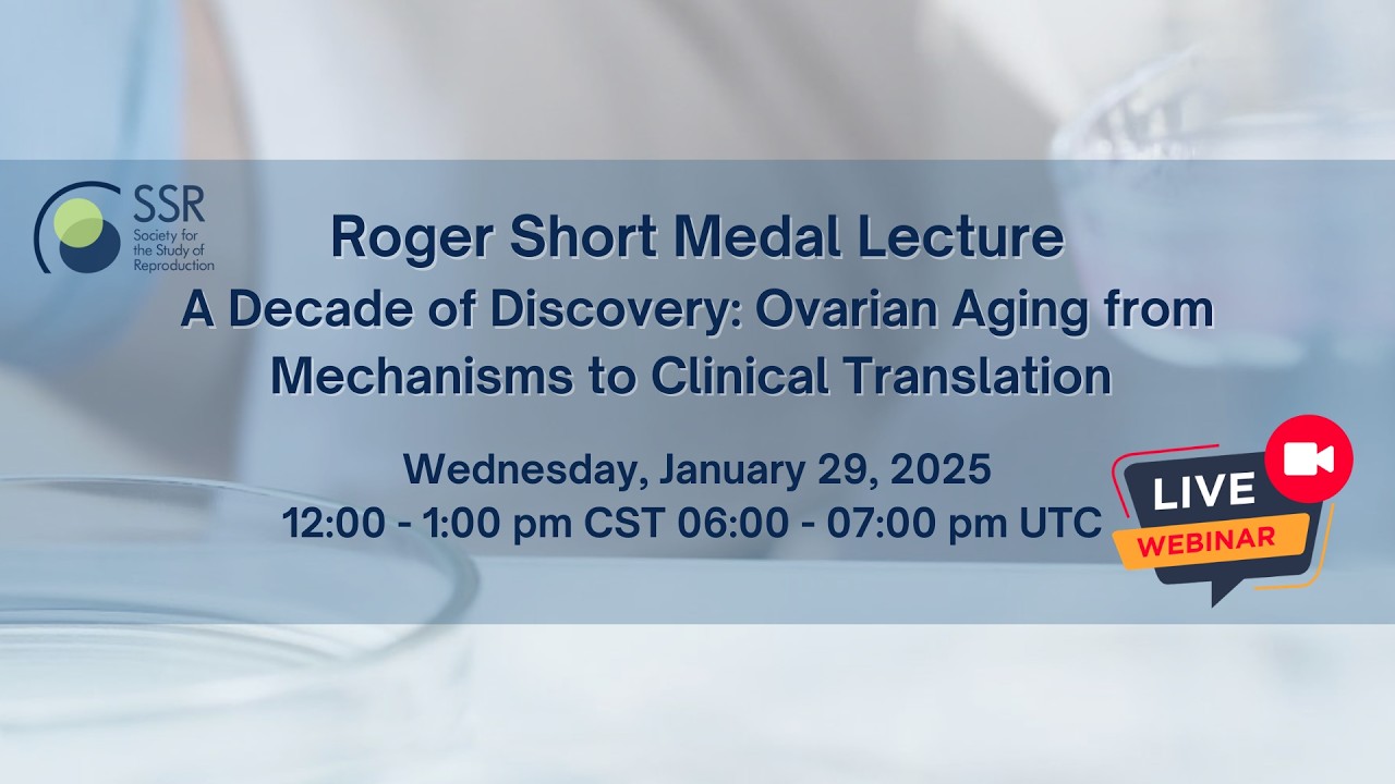 2025 Roger Short Medal Lecture: Francesca E. Duncan | 01.29.25