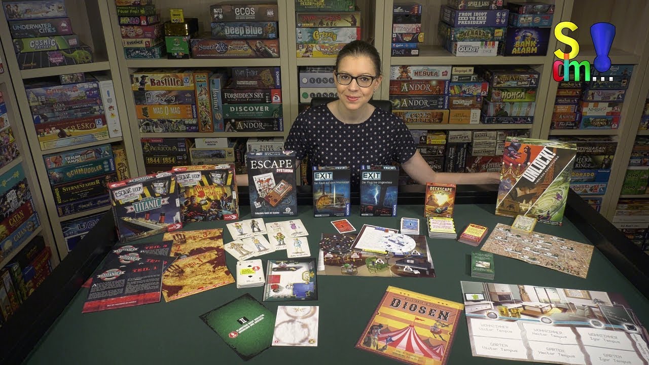 Genre im Fokus 13 - Sieben Escape/Exit Spiele im Vergleich - Herbst 19 - Spiel doch mal...!