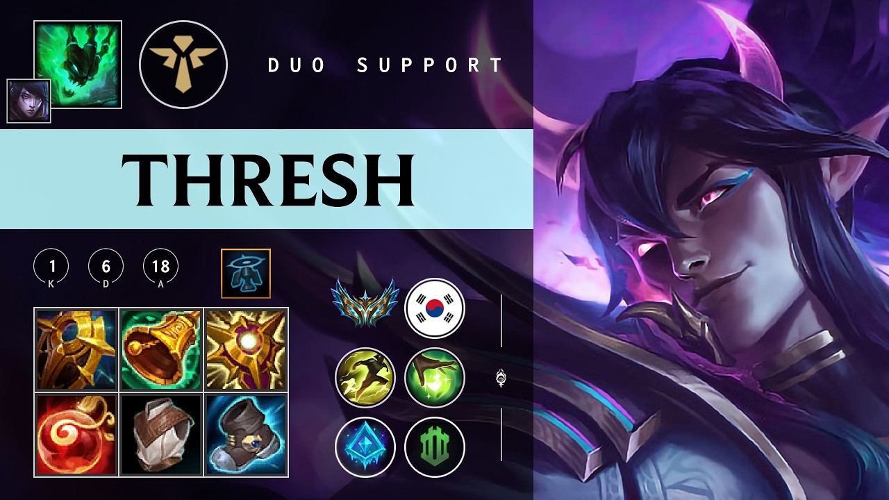 Thresh Support vs Bard - KR Challenger Patch 26.04