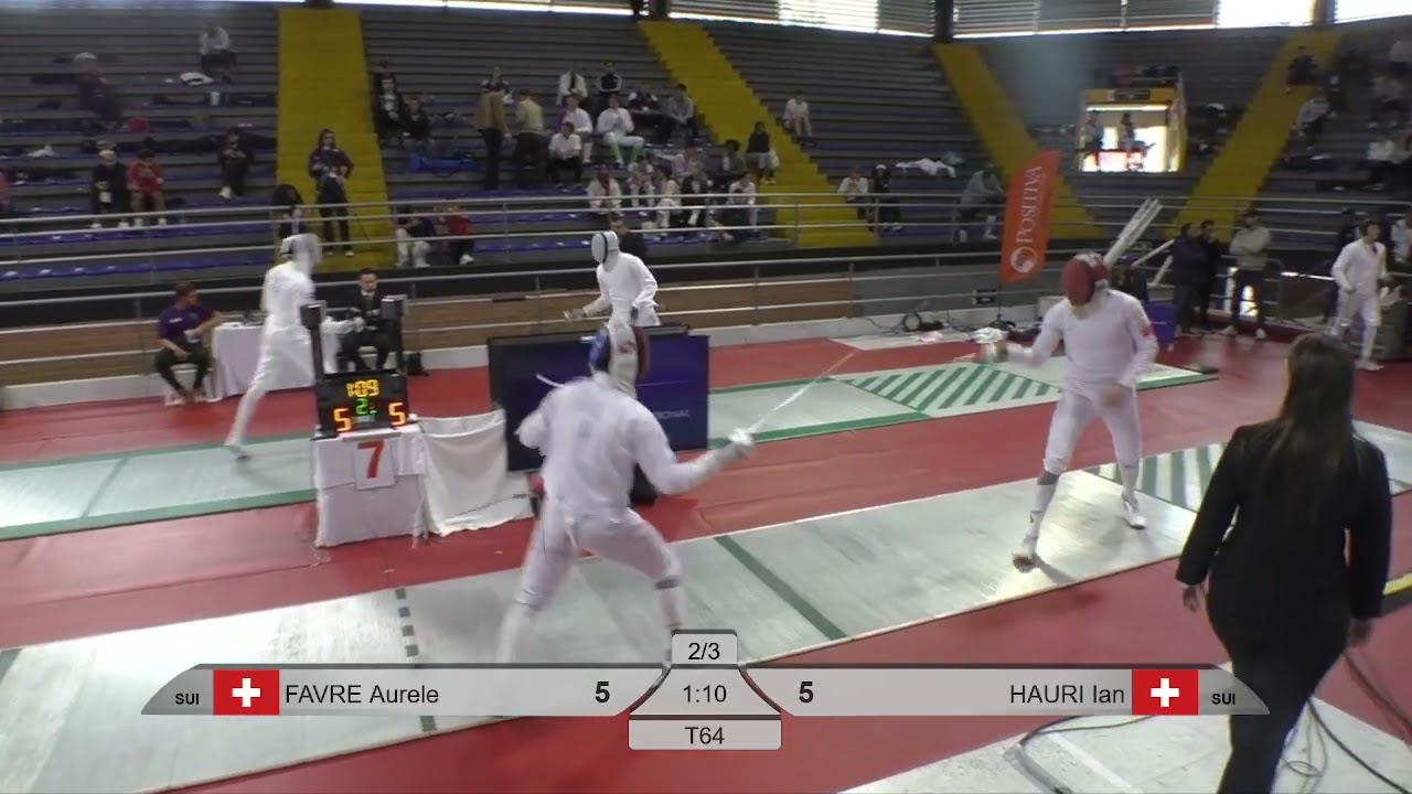 2025 113 T64 21 M E Individual Bogota COL GP 7 HAURI SUI vs FAVRE SUI