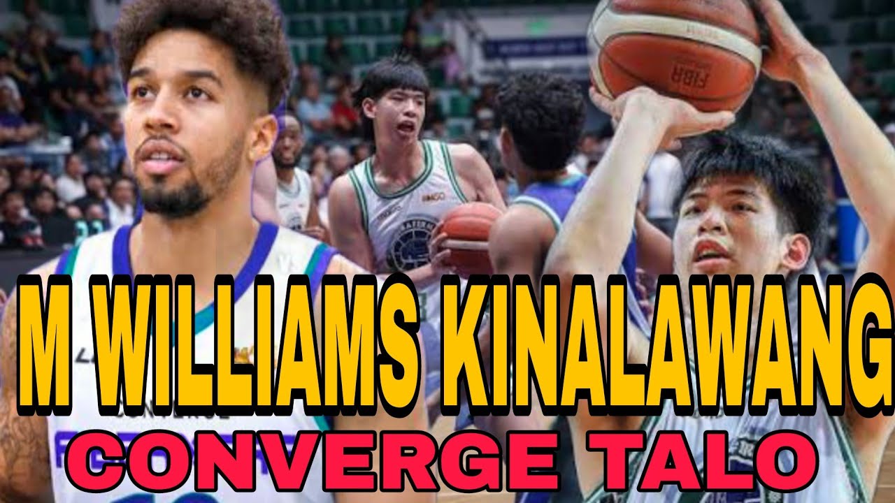 MIKEY WILLIAMS MATINDI ANG KALAWANG CONVERGE TALO sa DYIP @HalSportsRepubl