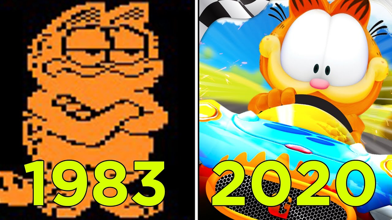 Evolution Of Garfield Games (1983-2020)