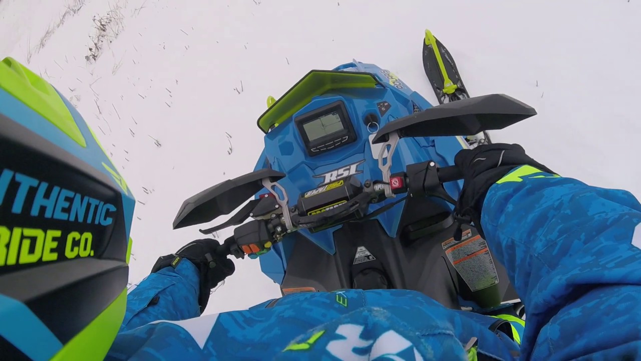 First ride on the 2018 Polaris Snowcheck SKS 146 Jaws Race can