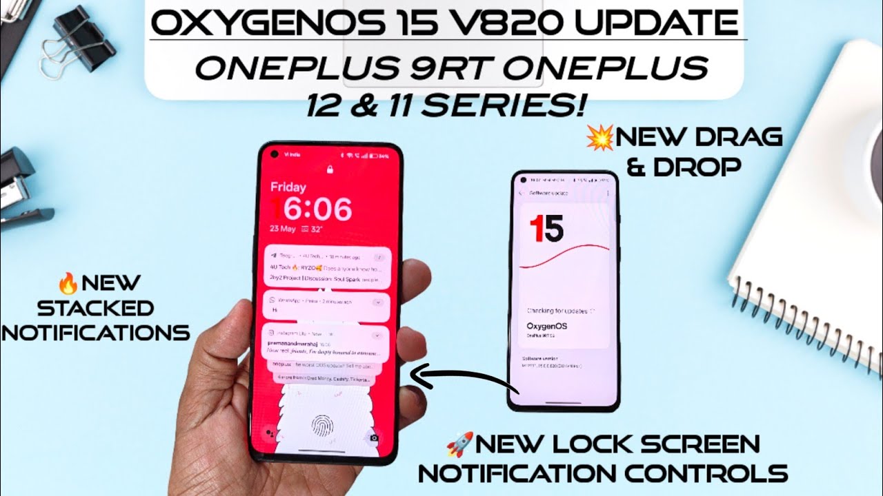 OxygenOS 15 update oneplus 9rt & 12  OxygenOS 16 features 🚀