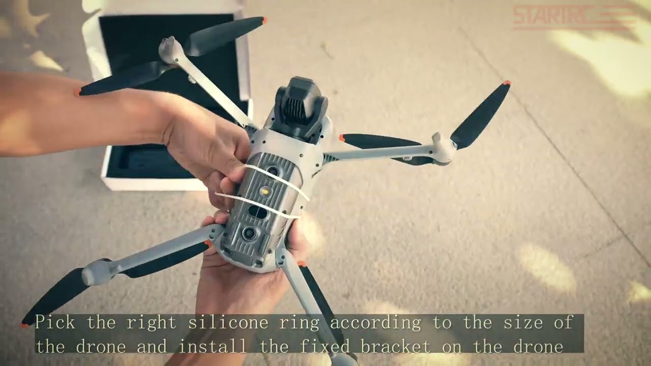 STARTRC Drone Speaker Megaphone Loudspeaker Wireless 3000m Control Distance for DJI Mini 4 Pro/Air 3