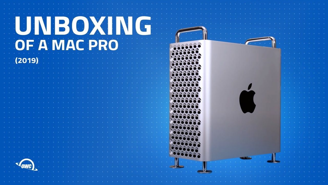 Unboxing the 2019 Mac Pro Tower (MacPro7,1)