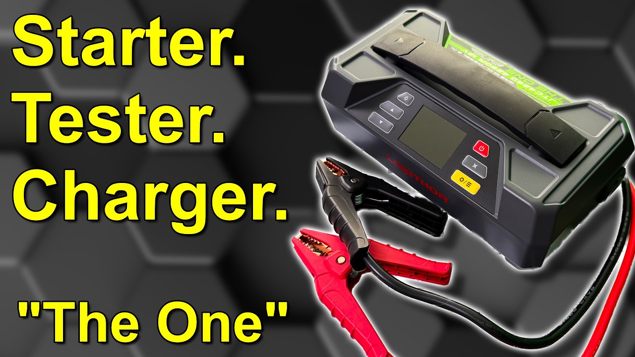 The ULTIMATE Battery Tool? All-in-One Jump Starter, Tester, Charger -  Lokithor JTC4250 Review