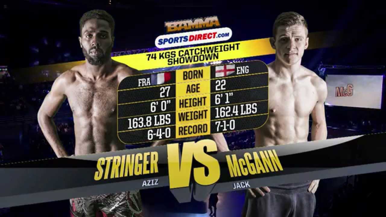 BAMMA 21: (Prelim) Jack McGann vs Aziz Stringer