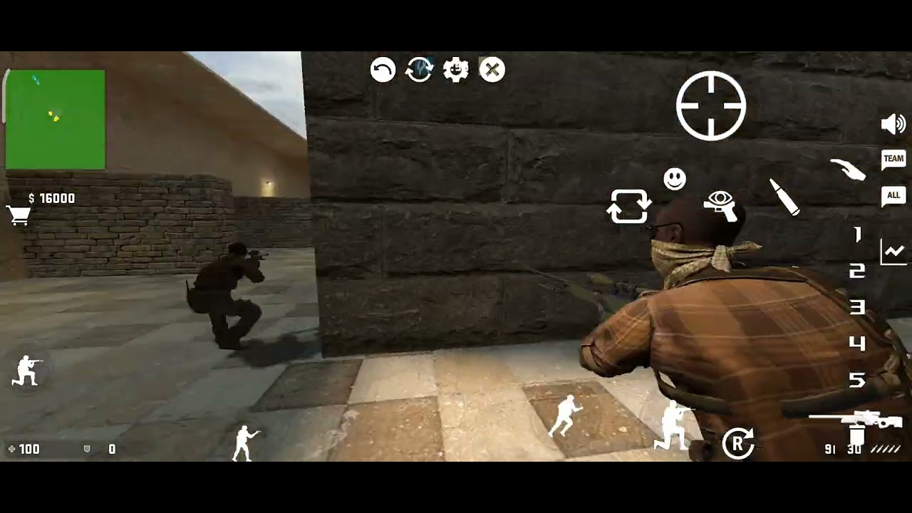 Counter Strike Source Android CSGO Mod+ inspection button (link in the description)
