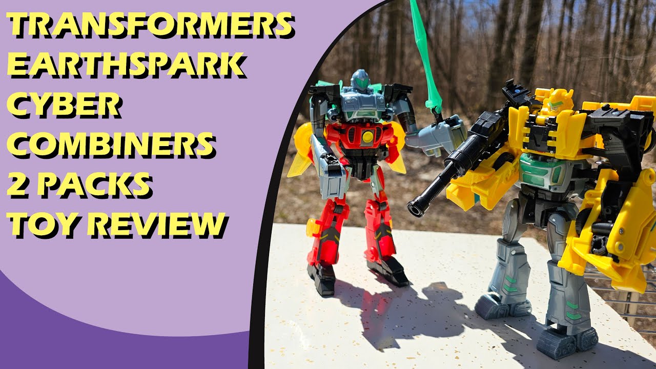 Transformers, Earthspark, Cyber Combiners 2 Packs, Toy Review