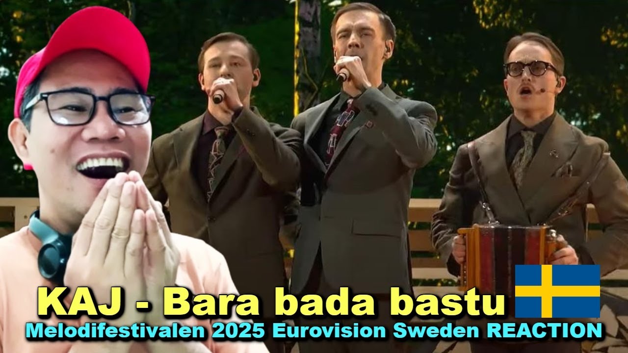 KAJ - Bara bada bastu - Melodifestivalen 2025 Eurovision Sweden REACTION