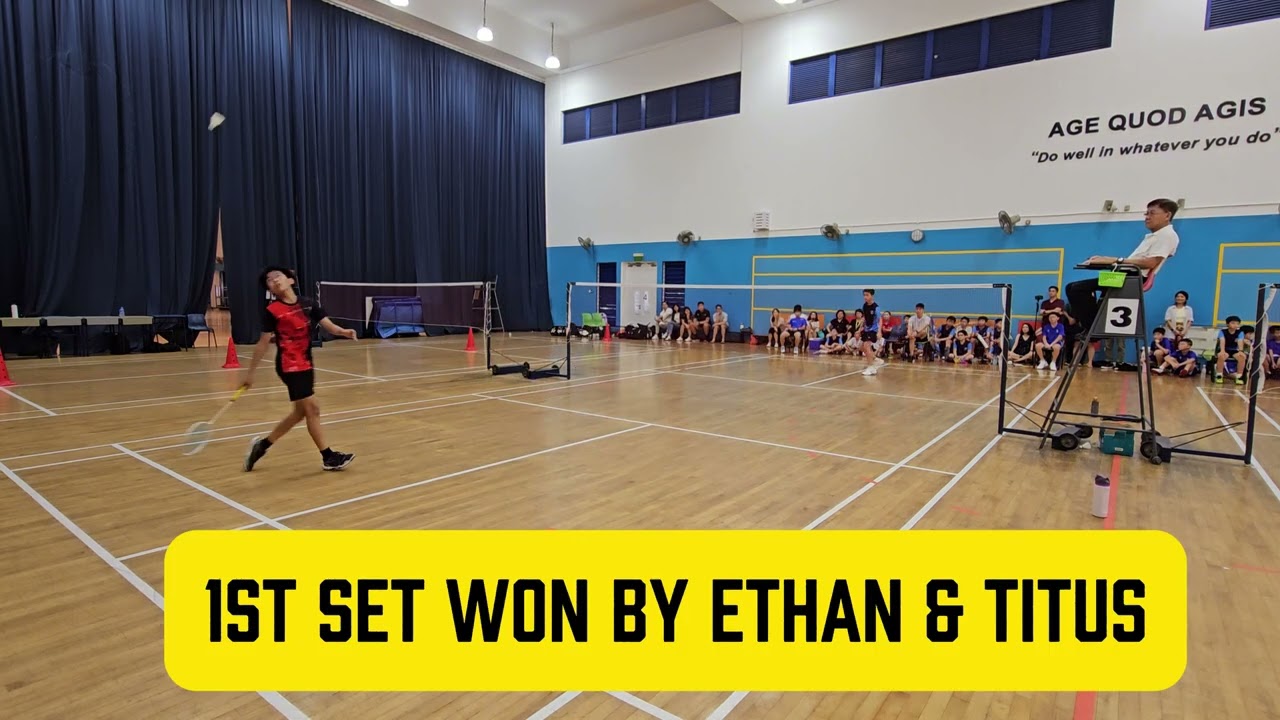 2025 NSG Nationals Badminton Finals League 1 - Henry Park vs Tao Nan (2nd singles)