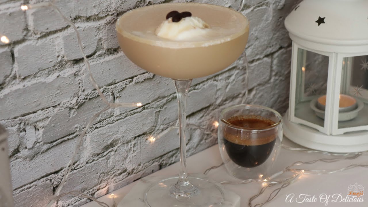 Vanilla Affogato Martini